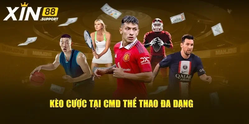 Những bộ môn hot nhất tại sảnh CMD thể thao